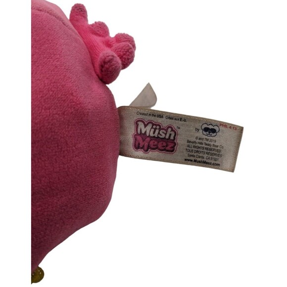 Mushmeez Squeezamals, Squishy, Moldable Plush, Stuffed Animal 6" Olivia Owl Pink - Picture 8 of 12